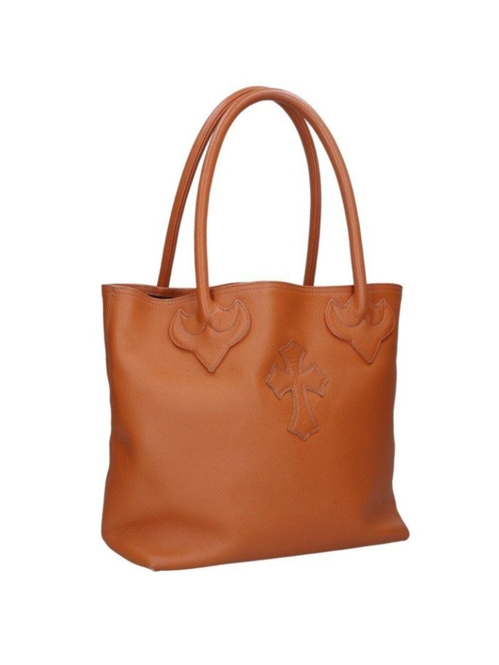 Chrome Hearts FS Tote Bag Leather with Cross Patch
